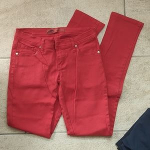 u-51 Red Skinny Jeans
